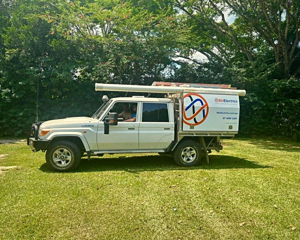 The BH Electrics four wheel drive used for remote work
