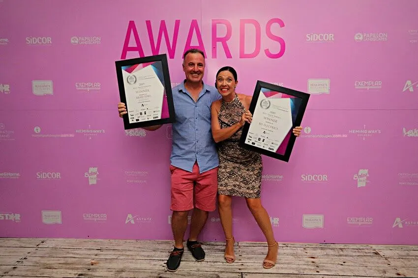 Brad and Leanne Sims at the Douglas Business and Tourism Awards